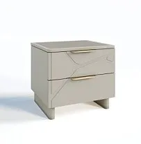 Тумба прикроватная Лейла светло серый камень