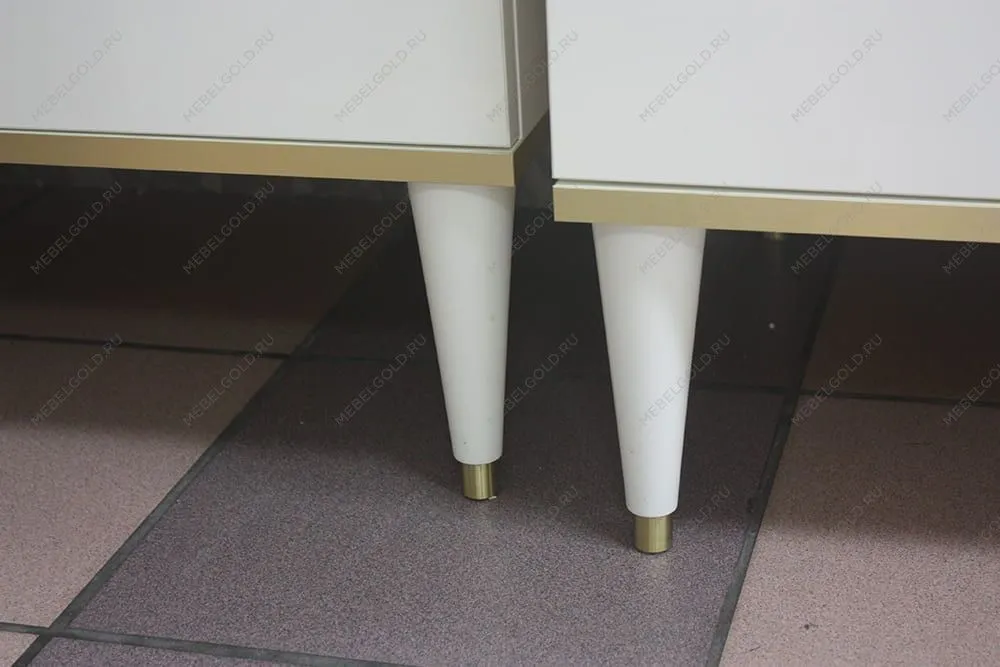 м. Марьина Роща - Тумба прикроватная (левая/правая) Римини СОЛО (белый золото) РМТП-1 (s) | изображение 10