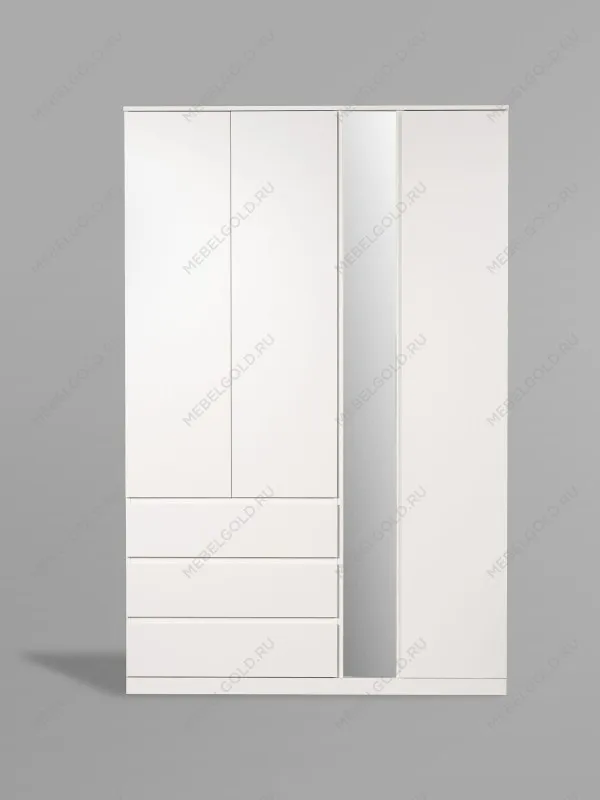 Шкаф распашной Варма СТОР, 144х57х222 см, белый | изображение 8