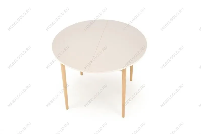 Стол обеденный Halmar PIVOT 102 (кашемир/натуральный) | изображение 6