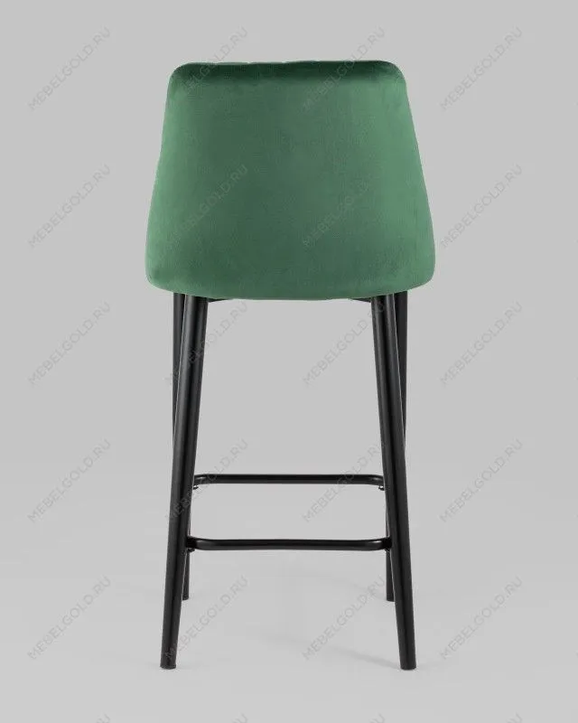 Лобня - Стул полубарный Диего велюр зеленый | изображение 4