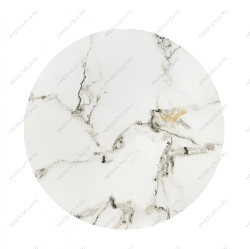 Комплект Halmar FATIMA (2 стола журнальных) (белый мрамор/черный) | изображение 9