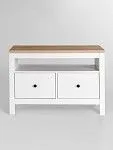 Тумба Сага, 2 ящика, 91х42х63 см, белая/ясень | изображение 9