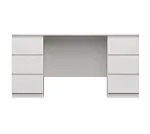 КАСТОР (KULLEN) стол письменный ИКЕА / IKEA 6 ящиков 151х65 белый | изображение 1