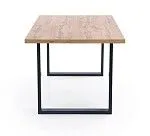 Стол обеденный Halmar VENOM 135/185 раскладной (дуб вотан/черный) | изображение 1