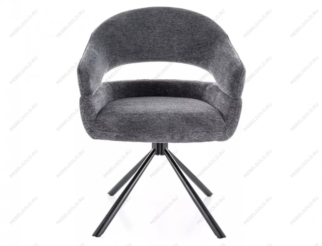 Стул кухонный Signal BORGO Raven 18 поворотный (темно-серый/черный) | изображение 1