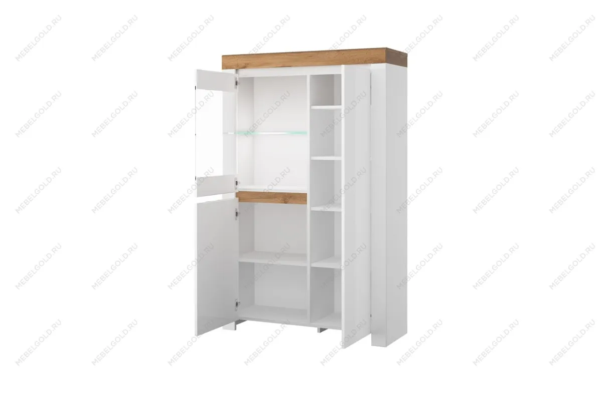 Шкаф с витриной Таурус 1V2D | изображение 1