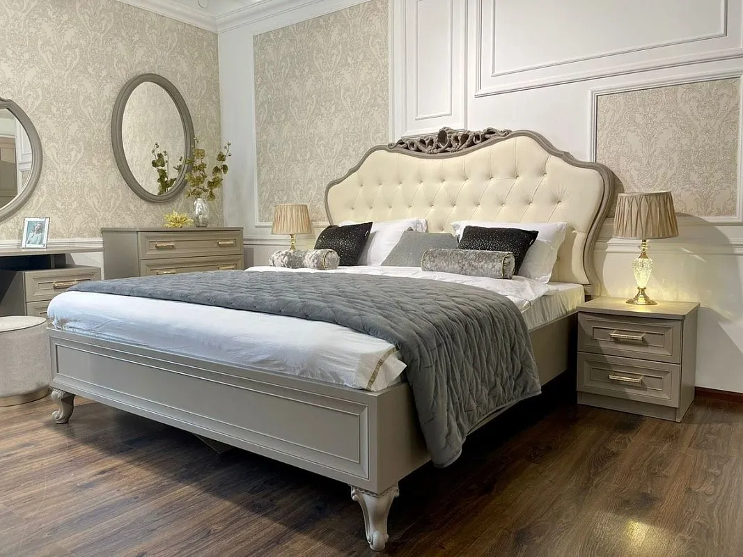 Кровать Мокко 180x200 см серый камень | изображение 5