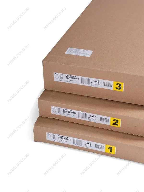 Шкаф с витриной Сага, 90х41х215 см, серый | изображение 19