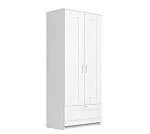 БРИМНЭС / СИРИУС Шкаф ИКЕА / IKEA комбинированный 2 двери и 1 ящик белый | изображение 3