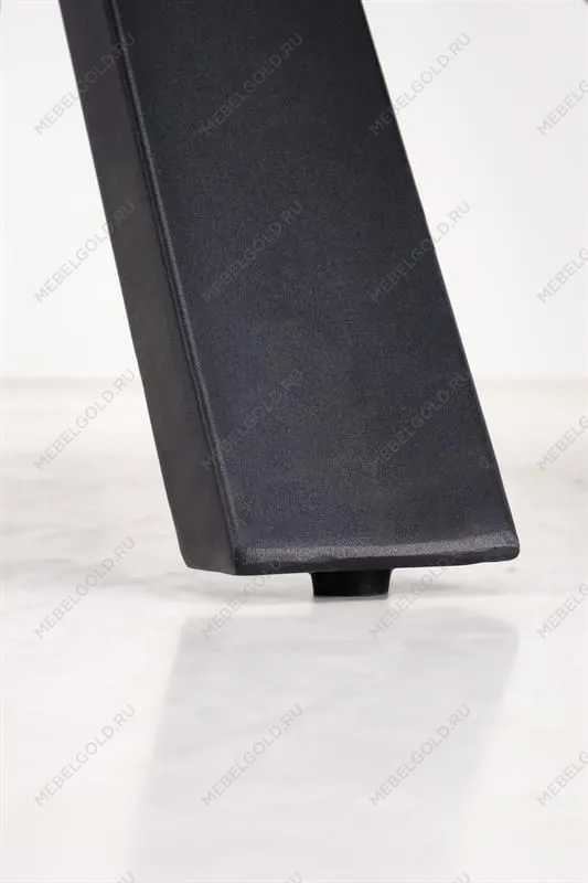 Стол обеденный Halmar PLATAN 140 (белый мрамор/черный) | изображение 7