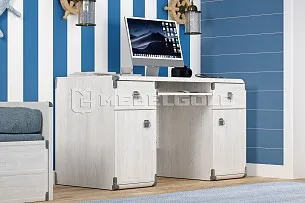 Стол письменный Индиана JBIU2D2S сосна каньон - Выставка Лобня