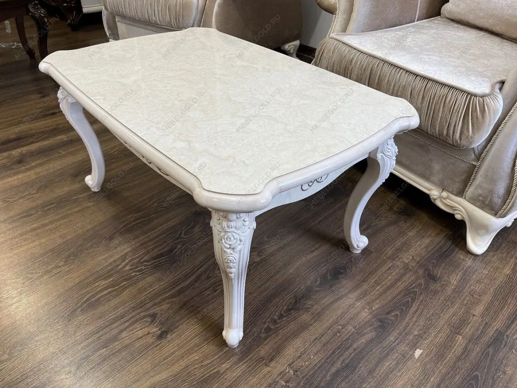 Столик прямоугольный Патрисия крем корень глянец | изображение 1