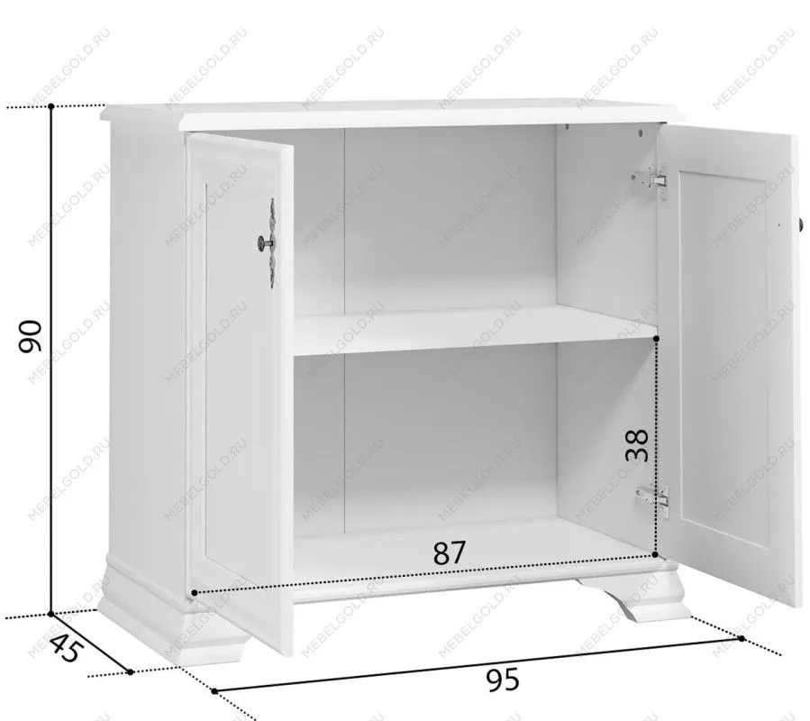 Тумба Кентаки KOM2D белый | изображение 2
