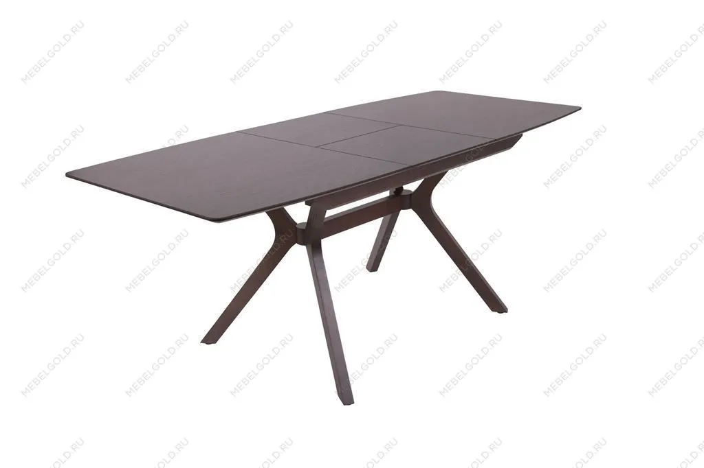 Стол Пекин (1400*820+400/цвет столешницы Темный орех/цвет ножек Темный орех) | изображение 2