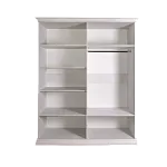 Шкаф 4-х дв. для платья и белья (без зеркал) Амели дуб АМШ2/4 | изображение 1