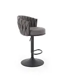 Стул барный Halmar H125 (серый/черный) | изображение 2