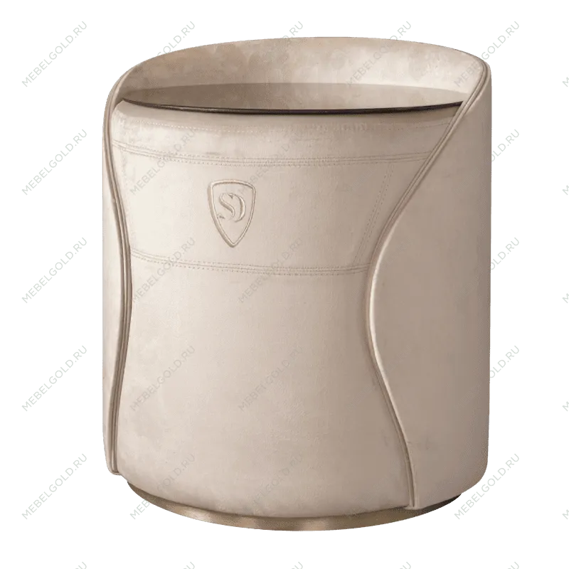 Пуф-тумба Жемчужный берег (бархат) золото Sweet dreams PS-101