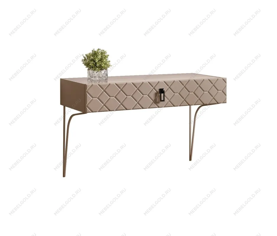 Стол туалетный (консоль) Bogemia Farfalle (Мокка) (Lakobel/Черный) БМСТ-1(Fa)