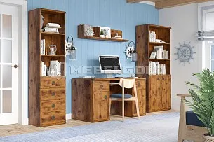 Стеллаж Индиана JREG2DO дуб саттер