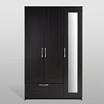 БРИМНЭС / СИРИУС Шкаф ИКЕА / IKEA комбинированный 3 двери и 1 ящик Дуб Венге | изображение 1