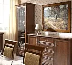 Балашиха - Шкаф с витриной Кентаки REG1W1S каштан | изображение 4