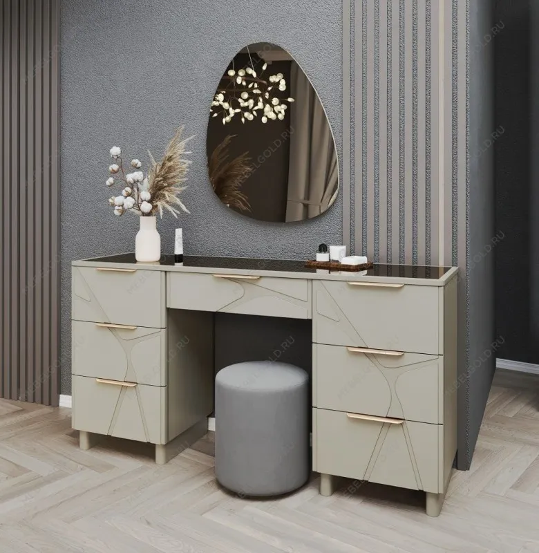 Туалетный столик Лейла светло серый камень | изображение 1