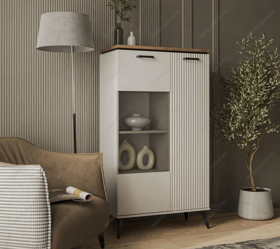 Шкаф с витриной Винати 1V1D P | изображение 2