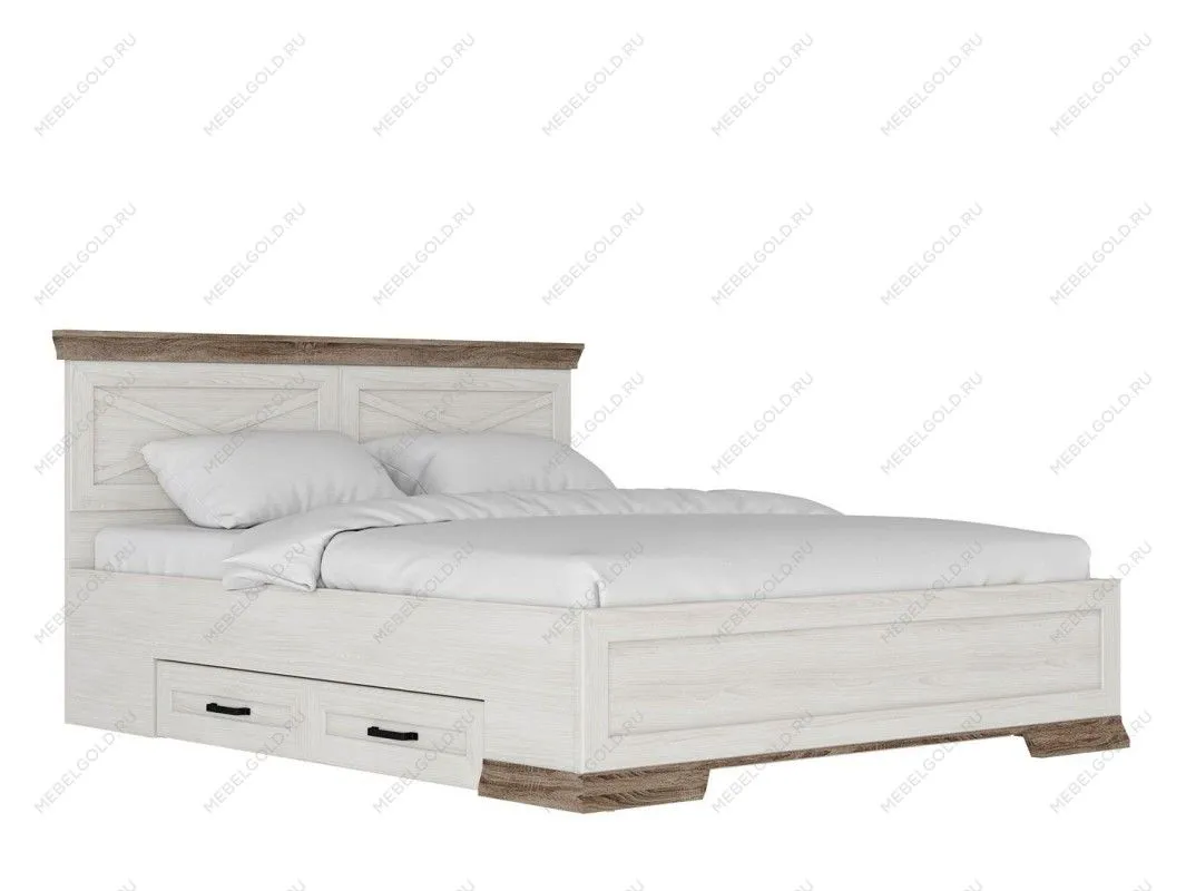 Кровать Марсель LOZ160х200+выкатные ящики | изображение 1