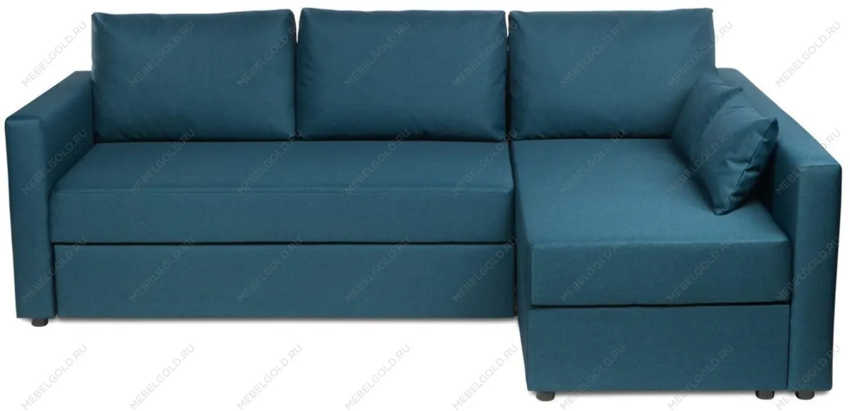 Диван-кровать ВАЛО, 230х91х72 см, сине-зеленый | изображение 5