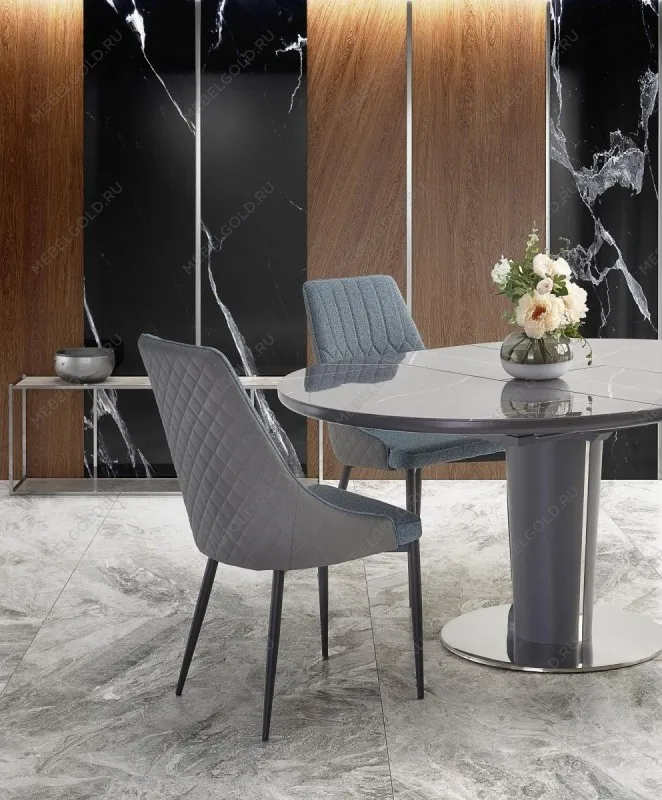 Стол обеденный Halmar RICARDO раскладной (серый мрамор) | изображение 5