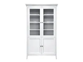 Библиотека 2 дверная Manhattan (Белый)