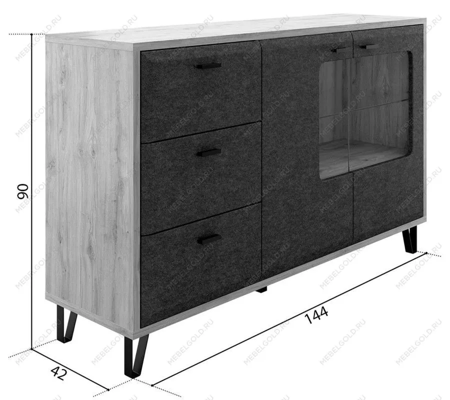 Лобня - Тумба Грейс KOM2W3S | изображение 4