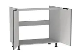 Стол под мойку СМ-90, Ватель (900*520*820) Экокожа Серый, 23312 | изображение 1