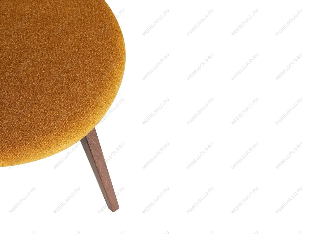 Стул RONDO мягкая спинка (Кофе глейс - 49 Букле Желтый) | изображение 4