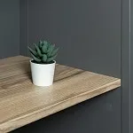 Стеллаж Сага, 50х42х215 см, серый/ясень | изображение 1