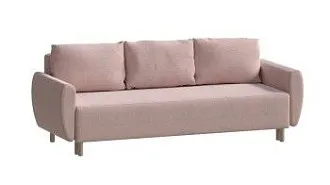 Диван-кровать ТУЛИСИЯ, 232х90х78 см, светло-розовый