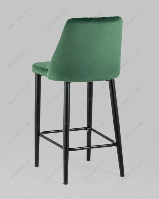 Лобня - Стул полубарный Диего велюр зеленый | изображение 5