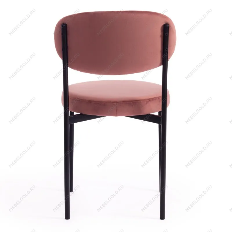 Стул REVO (mod. 7033) коралловый barkhat 15 /черный | изображение 3