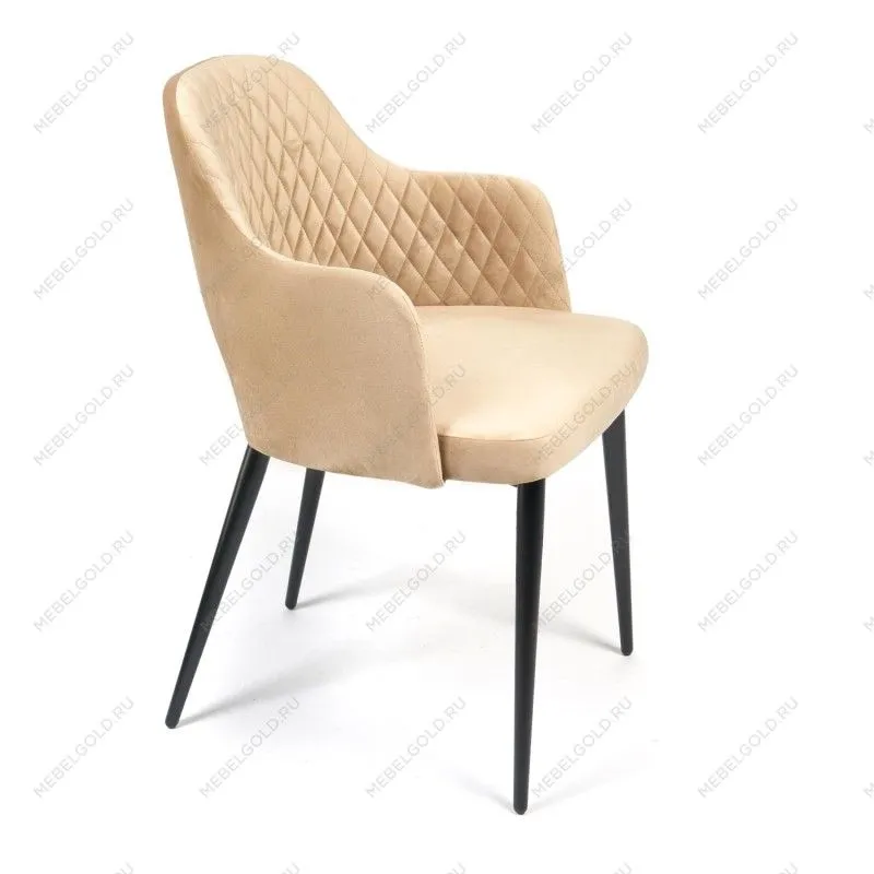 Кресло VALKYRIA (mod. 711) бежевый barkhat 5/черный | изображение 1