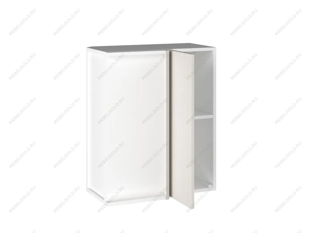 Шкаф ШВП-60 правый, Виста (600*350*720) Экокожа Белый, 26317 | изображение 1