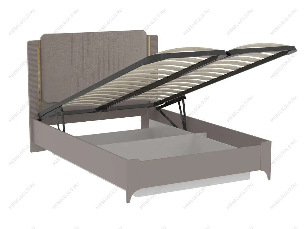 Кровать 1400 с подъемным механизмом, Сиде (1492*2082*1200) Мокко