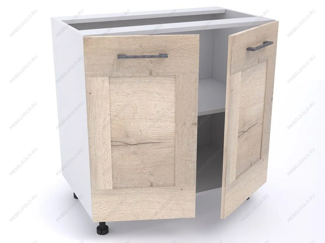 Стол С-80, Дублин (800*470*820) Дуб галифакс белый, 21607 | изображение 1