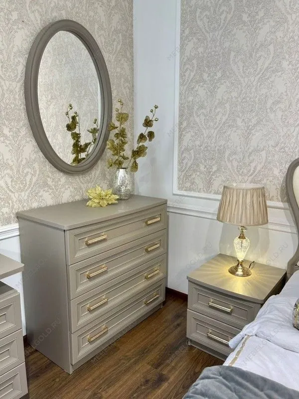 Комод Мокко 4 ящика серый камень | изображение 3