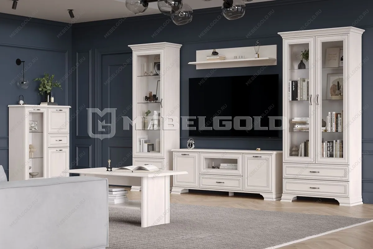 Тумба Тиффани 1V2D1S вудлайн кремовый | изображение 4