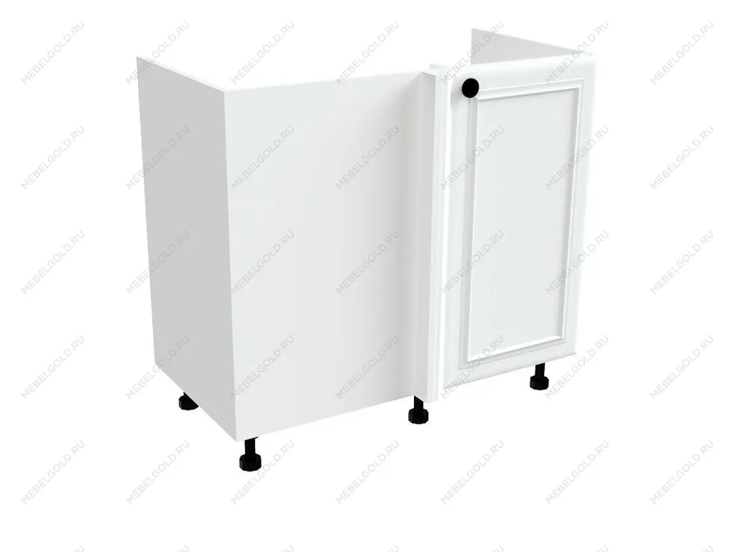 Стол под мойку угловой СМУ-100 п, Бьянка (900*470*820) Белый, 21113