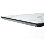 Стол обеденный Halmar DIESEL раскладной (белый мрамор/темно-серый/черный) | изображение 3