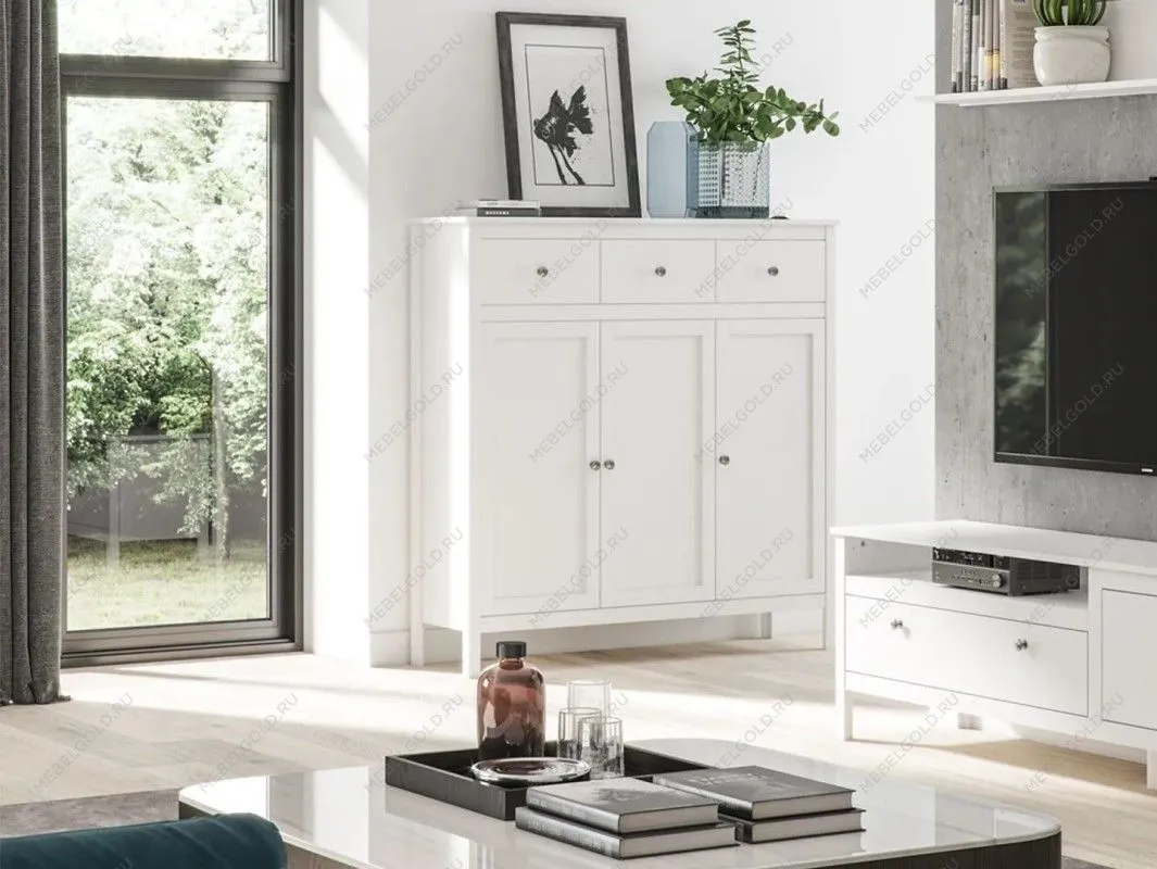 Тумба Ева (Хельга) KOM3D3S белый | изображение 4