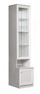 Пенал с 1 витражом (левый) Амели дуб АМП-2C