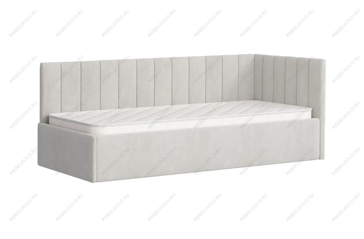 Кровать Сингл 90 угловая с подъемником. Цвет SIMPLE 29 | изображение 1